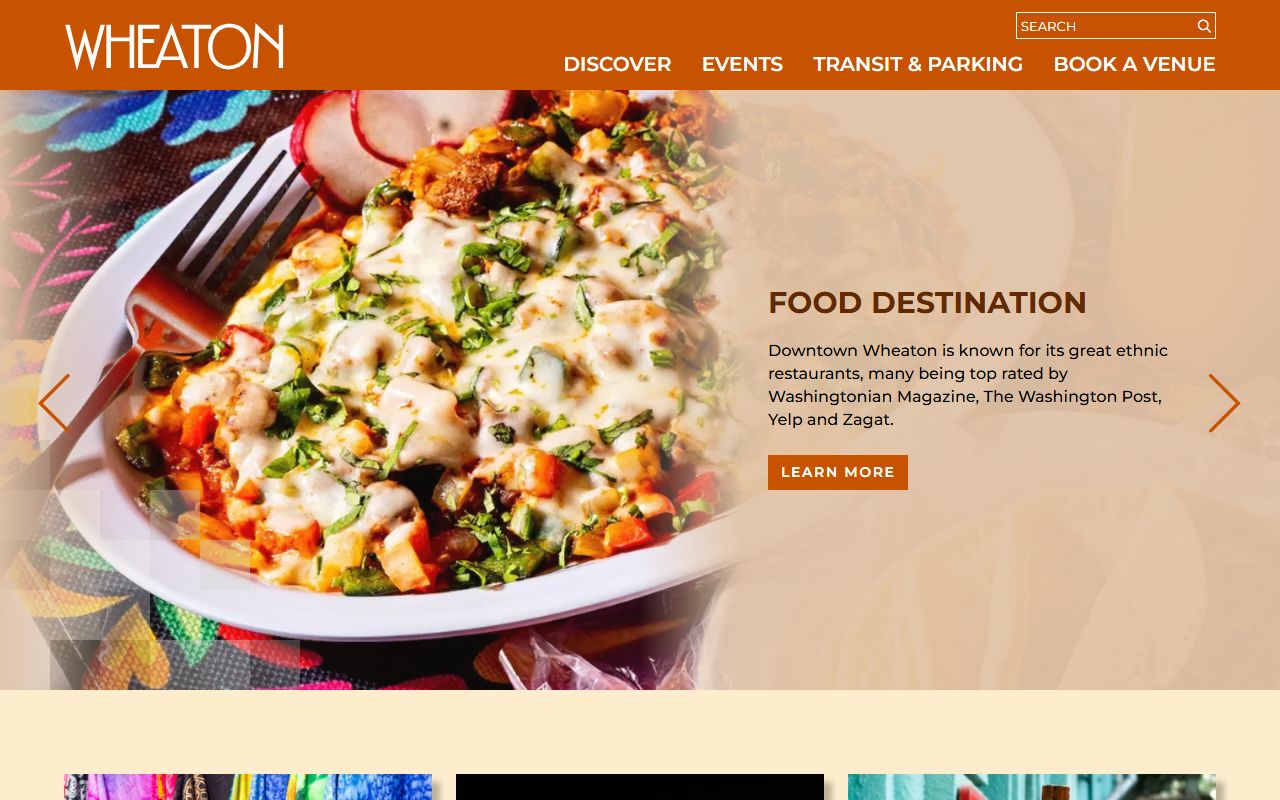 Wheaton Maryland community information page, noting that death index records are handled through Montgomery County
