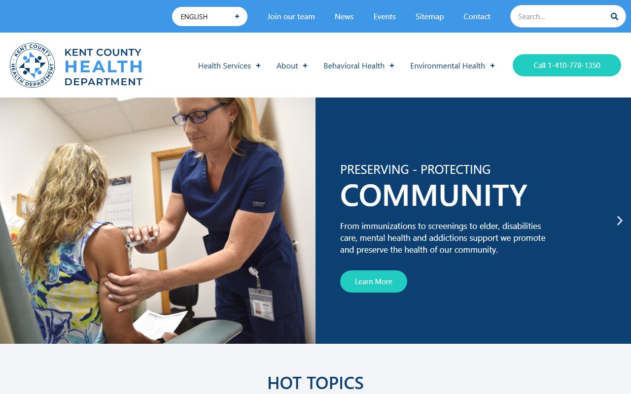 Kent County Health Department in Chestertown Maryland for death index and vital records